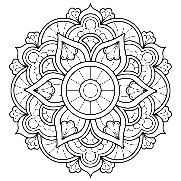Mandala 11 | Online målarbilder för barn