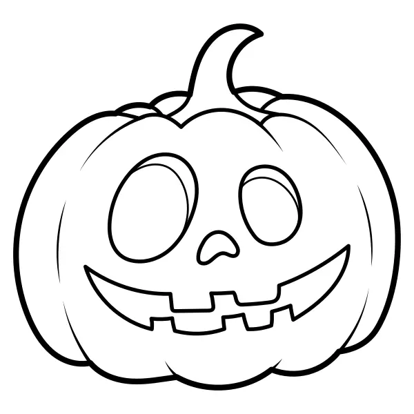 Halloween-pumpa | Online målarbilder för barn