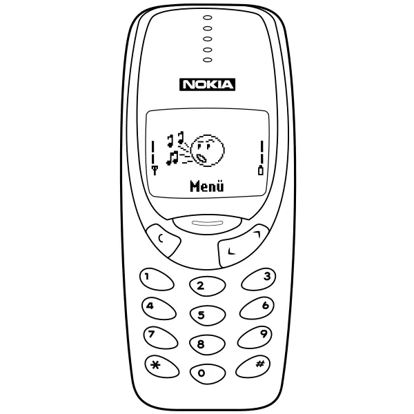 Nokia 3310 | Online målarbilder för barn