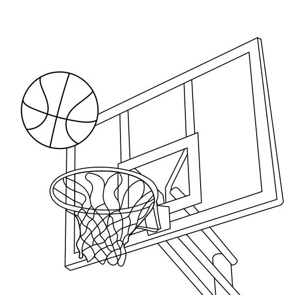 Basketkorg | Online målarbilder för barn