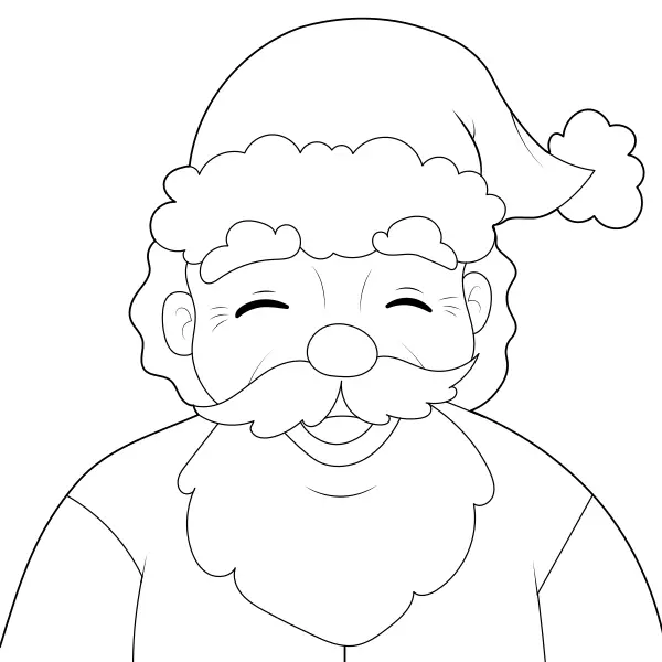 Jultomten | Online målarbilder för barn