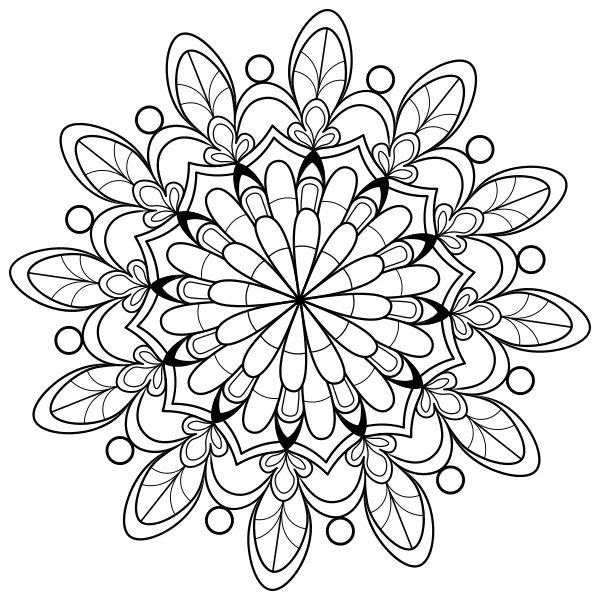 Mandala 32 | Online målarbilder för barn