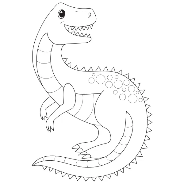 Dinosaurie | Online målarbilder för barn