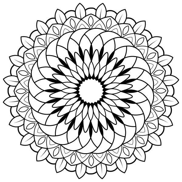 Mandala 51 | Online målarbilder för barn