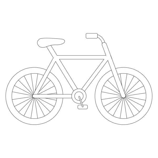 Cykel | Online målarbilder för barn