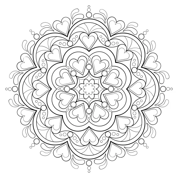 Mandala 57 | Online målarbilder för barn