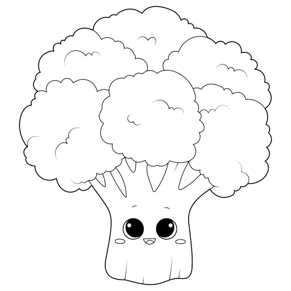 Broccoli | Online målarbilder för barn